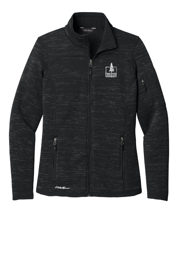 Easterseals Eddie Bauer Women's Sweater Fleece Full Zip  EMBROIDERED