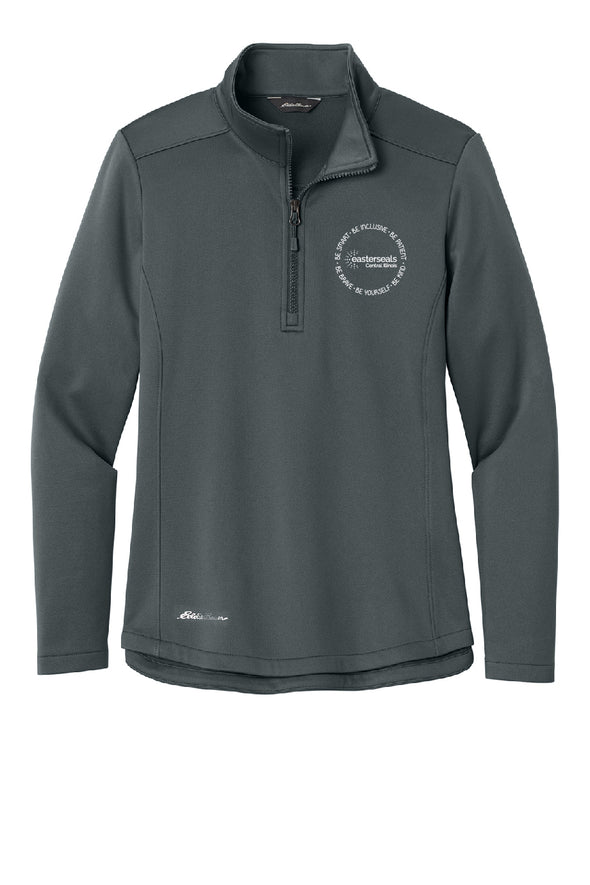 Easterseals Eddie Bauer Women's Mid Layer Fleece 1/2 Zip EMBROIDERED
