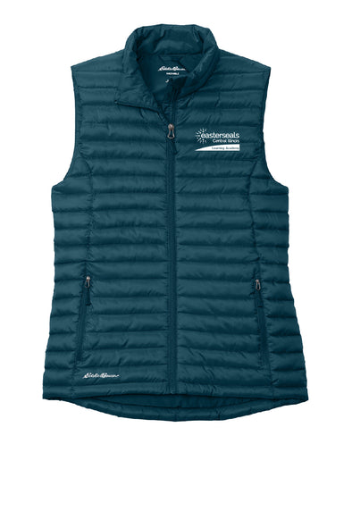 Easterseals Eddie Bauer Women's Packable Quilted Vest EMBROIDERED