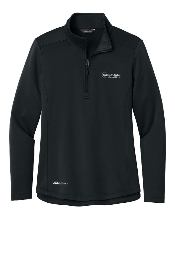 Easterseals Eddie Bauer Women's Mid Layer Fleece 1/2 Zip EMBROIDERED