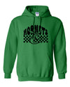 Checkerboard Hornets Hooded Sweatshirt