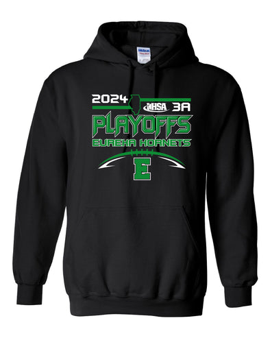 2024 IHSA Hornet Football Playoffs Hooded Sweatshirt