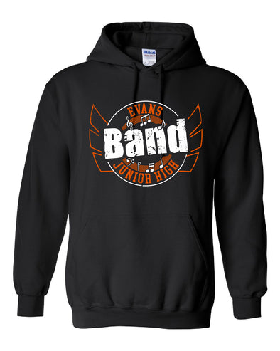 Evans Junior High Band Hooded Sweatshirt