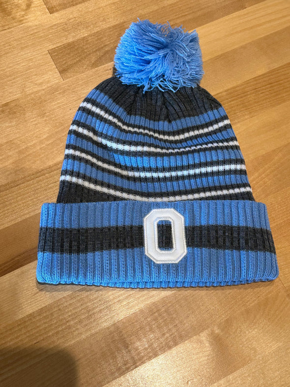 *Embroidered Olympia Pom Beanies