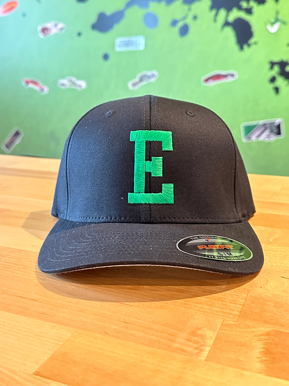 Black Flexfit E Hat