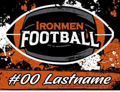 NCHS Football Yard Sign