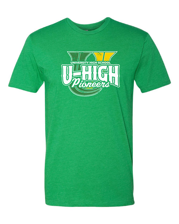 NEW DESIGN Grunged U-High Pioneers Soft STyle T-shirt