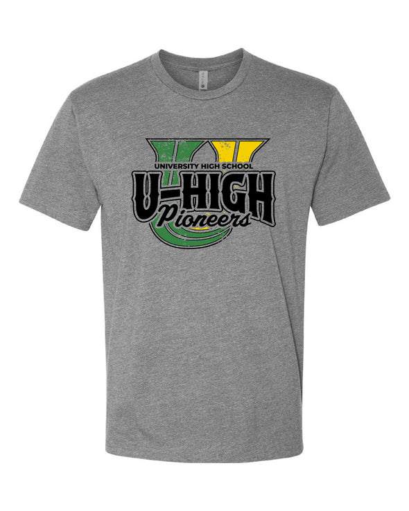NEW DESIGN Grunged U-High Pioneers Soft STyle T-shirt