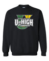 NEW DESIGN Grunged U-High Pioneers Crewneck