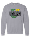 NEW DESIGN Grunged U-High Pioneers Crewneck