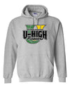 NEW DESIGN Grunged U-High Pioneers Hooded Sweatshirt