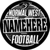 Normal West Football Decal
