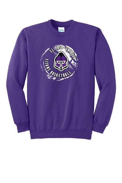 Splatter Titans Basketball Crewneck