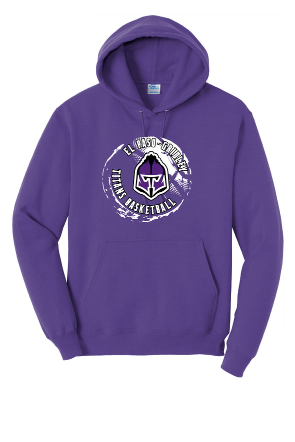Splatter Titans Basketball Hooded Sweatshirt
