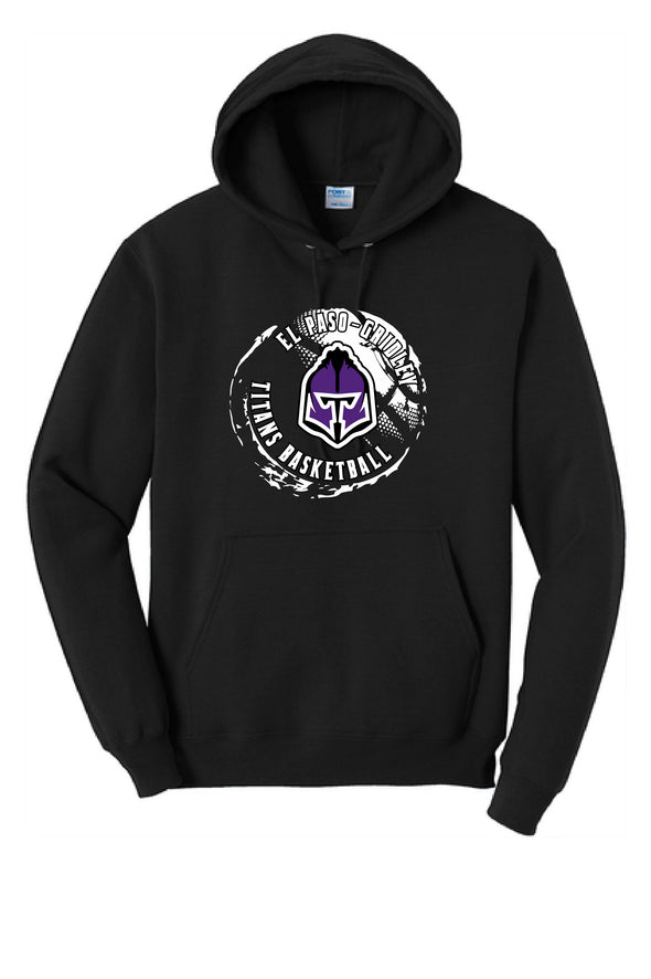 Splatter Titans Basketball Hooded Sweatshirt