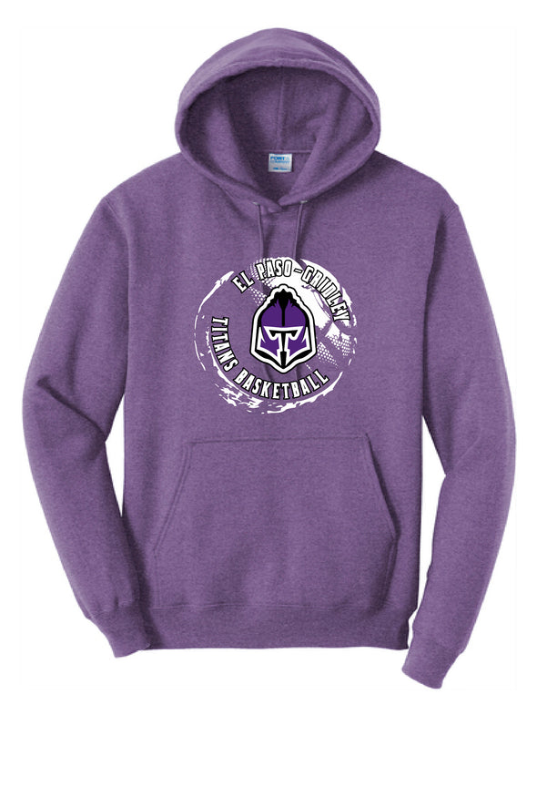 Splatter Titans Basketball Hooded Sweatshirt