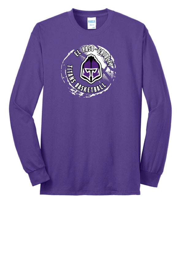 Splatter Titans Basketball Long Sleeve