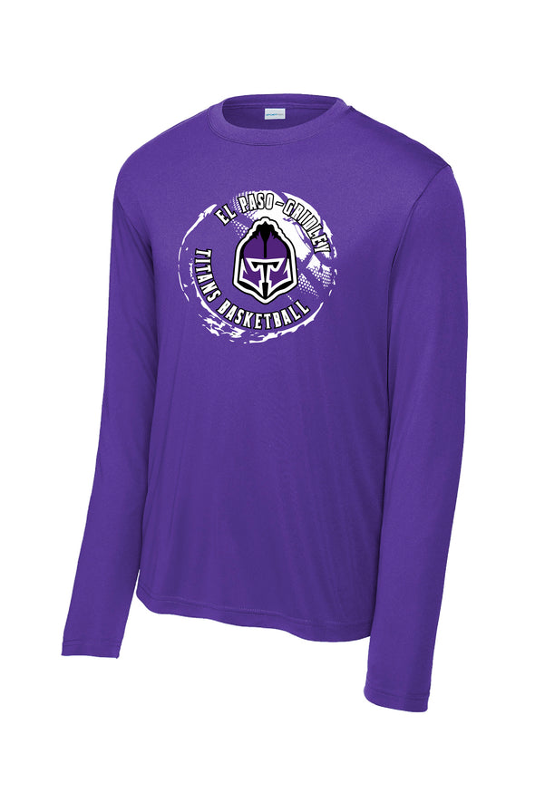 Splatter Titans Basketball Long Sleeve Dri Fit