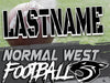 Normal West Football Yard Sign