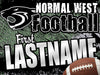 Normal West Football Yard Sign
