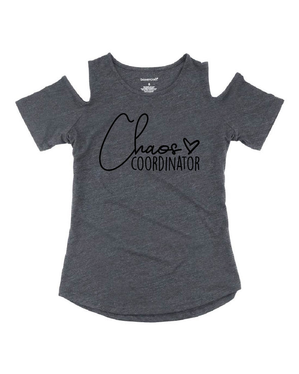 Chaos Coordinator Cold Shoulder Shirt