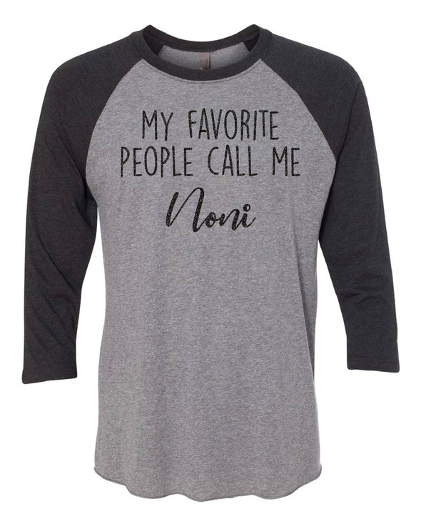 My Favorite People Baseball Tee